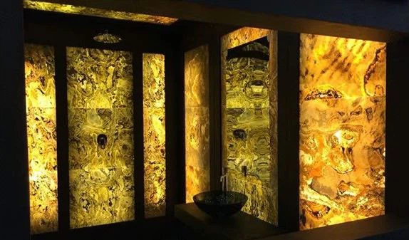 New Design Led Marble Sample Lumi Stone Light